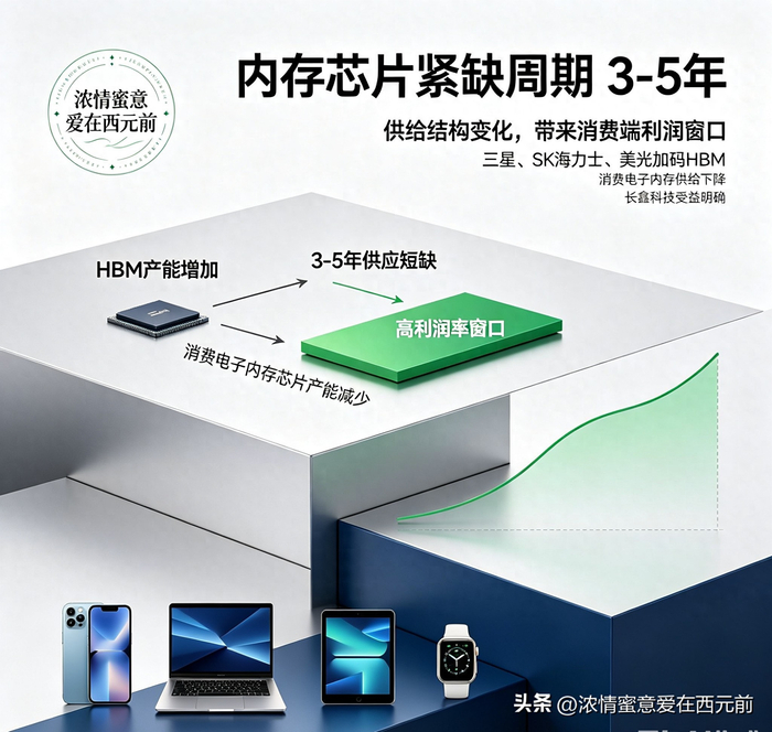 长鑫就是生产电子消费品的内存芯片，所以它3-5年内具有高利润率